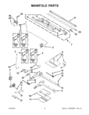 MANIFOLD PARTS Diagram and Parts List for GGG388LXQ04  Whirlpool Range