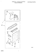 INSTALLATION Diagram and Parts List for BPAC0500FS0  KitchenAid Air Conditioner