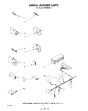 WIRING HARNESS Diagram and Parts List for SHU55042  Whirlpool Dishwasher