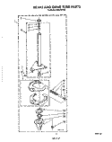 BRAKE AND DRIVE TUBE Diagram and Parts List for AX6245VL0  Whirlpool Washer