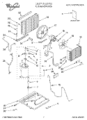 UNIT, LITERATURE Diagram and Parts List for ACM102XG1  Whirlpool Air Conditioner