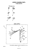 WIRING HARNESS Diagram and Parts List for LA5591XPW4  Whirlpool Washer