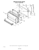 FREEZER DOOR Diagram and Parts List for KTRS22KWAL00  KitchenAid Refrigerator