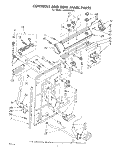 Part Location Diagram of 63684 Whirlpool Panel, Console
