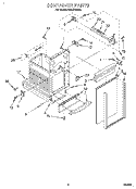 CONTAINER Diagram and Parts List for KCCC151B0  KitchenAid Trash Compactor