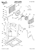 UNIT PARTS Diagram and Parts List for MACM124XK1  Whirlpool Air Conditioner