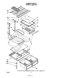 SHELF Diagram and Parts List for ET18MKXPWR2  Whirlpool Refrigerator