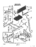 UNIT Diagram and Parts List for EB22DKXWN00  Whirlpool Refrigerator