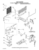 UNIT PARTS Diagram and Parts List for KFFS20EYWH00  KitchenAid Refrigerator