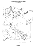 AIRFLOW AND CONTROL Diagram and Parts List for AR0600XV0  Whirlpool Air Conditioner