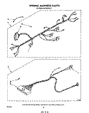 WIRING HARNESS , LITERATURE AND OPTIONAL Diagram and Parts List for MW8600XS1  Whirlpool Microwave