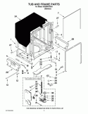 Part Location Diagram of W10327489 Whirlpool CAP