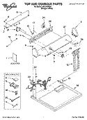 Part Location Diagram of 8557473 Whirlpool PANEL-CNTL