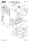 SECTION Diagram and Parts List for RES7648EQ0  Roper Dryer