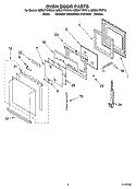 Part Location Diagram of W10205117 Whirlpool RETAINER