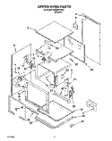 UPPER OVEN, OPTIONAL Diagram and Parts List for KEBI241YBL2  KitchenAid Wall Oven