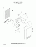 Part Location Diagram of 2304907 Whirlpool COVER-EVAP