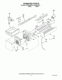 ICEMAKER PARTS Diagram and Parts List for KBFS20EVBL2  KitchenAid Refrigerator