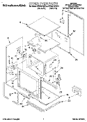 UPPER OVEN, OPTIONAL Diagram and Parts List for KEBS276BBL0  KitchenAid Wall Oven