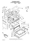 CHASSIS PARTS Diagram and Parts List for GW397LXUT07  Whirlpool Range