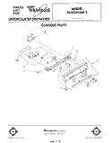CONSOLE Diagram and Parts List for DU5004XM2  Whirlpool Dishwasher