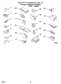 WIRING HARNESS Diagram and Parts List for LSR6132BW0  Whirlpool Washer