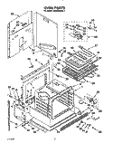 OVEN, LIT/OPTIONAL Diagram and Parts List for KEMS306XWH1  KitchenAid Wall Oven