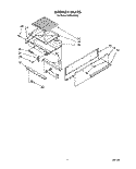 BROILER Diagram and Parts List for FGP335VW2  Roper Range