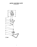 MOTOR AND DRIVE (KCC151) Diagram and Parts List for KCC150  KitchenAid Trash Compactor
