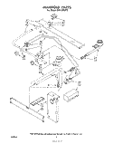 MANIFOLD Diagram and Parts List for SF313PEKT0  Whirlpool Range