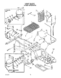UNIT Diagram and Parts List for KSRS22DWAL00  KitchenAid Refrigerator
