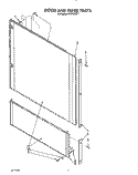 DOOR AND PANEL Diagram and Parts List for KPDI620T1  KitchenAid Dishwasher