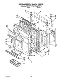 REFRIGERATOR DOOR Diagram and Parts List for ET20RKYYW10  Whirlpool Refrigerator