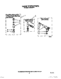 WATER SYSTEM Diagram and Parts List for LA8200XWW1  Whirlpool Washer