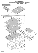 Part Location Diagram of LIT2176930 Whirlpool Service & Wiring Sheet
