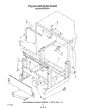 FRAME AND TANK Diagram and Parts List for KUDB210S2  KitchenAid Dishwasher