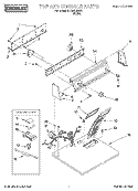 Part Location Diagram of 3394292 Whirlpool HARNS-WIRE