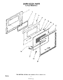Part Location Diagram of 327858 Whirlpool Liner, Door