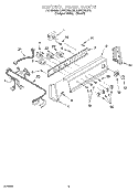 CONTROL PANEL Diagram and Parts List for KAWS700JQ0  KitchenAid Washer