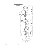 DRAIN PUMP Diagram and Parts List for IC5E  Whirlpool Ice Maker