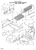 UNIT Diagram and Parts List for EB21DKXDB01  Whirlpool Refrigerator