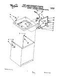 TOP AND CABINET, LIT/OPTIONAL Diagram and Parts List for LLR8233BN0  Whirlpool Washer