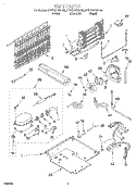 UNIT Diagram and Parts List for KTRS20KHBL00  KitchenAid Refrigerator