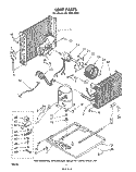 UNIT Diagram and Parts List for AC1804XM0  Whirlpool Air Conditioner