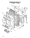 REFRIGERATOR DOOR Diagram and Parts List for ET20RKXXW01  Whirlpool Refrigerator