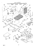 UNIT Diagram and Parts List for GD22DFXFB04  Whirlpool Refrigerator