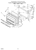 FREEZER DOOR Diagram and Parts List for ET20DMXBW00  Whirlpool Refrigerator