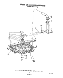 UPPER WASH AND RINSE Diagram and Parts List for 4KUDI220WW0  KitchenAid Dishwasher
