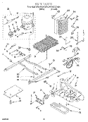 UNIT Diagram and Parts List for 8ED25DQXDW02  Whirlpool Refrigerator
