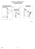 WATER SYSTEM Diagram and Parts List for GST9675JQ0  Whirlpool Washer